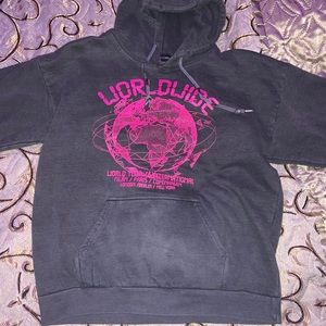 Pretty little thing gray oversized hoodie 🤍